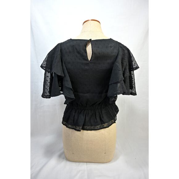 Lot of 2 EXPRESS Black Tops XS NWT - Picture 4 of 7